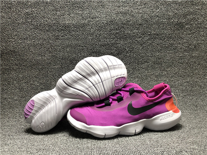 Women Nike Free RN 5.0 Purple Black White Shoes - Click Image to Close